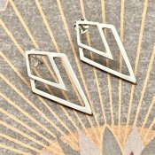 Örhängen silver Art Deco