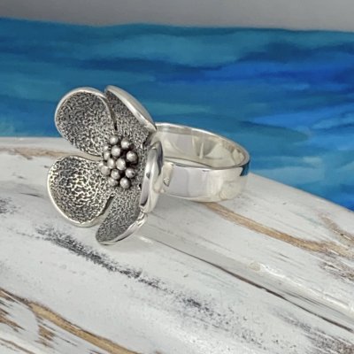 Silverring , Stor blomma