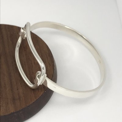 Stelt silverarmband