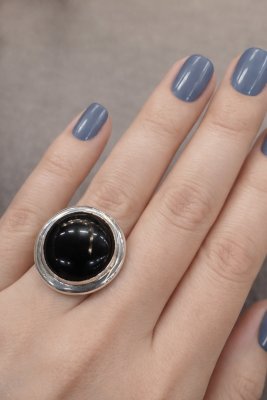 Silverring, Onyx 