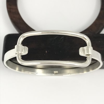 Stelt silverarmband