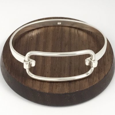Stelt silverarmband