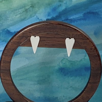 Örhängen, små hjärtan 