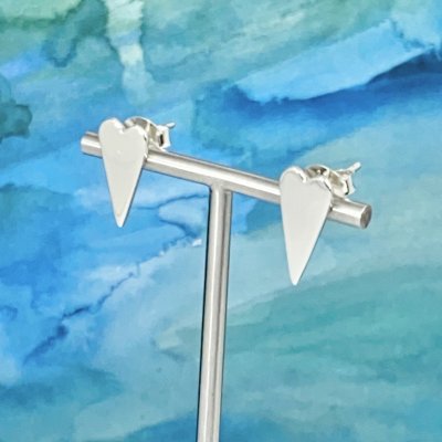 Örhängen, små hjärtan 