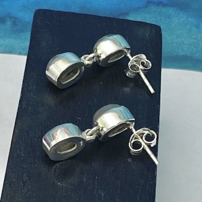 Silverörhängen, Labradorit 