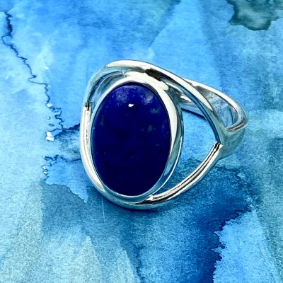 Silverring, Lapis Lazuli