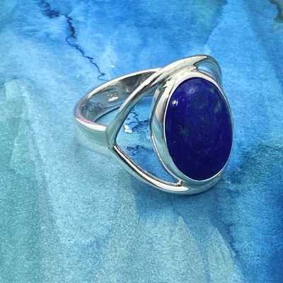 Silverring, Lapis Lazuli