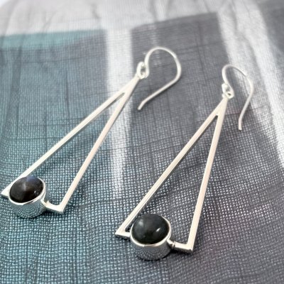 Örhängen, Labradorit 