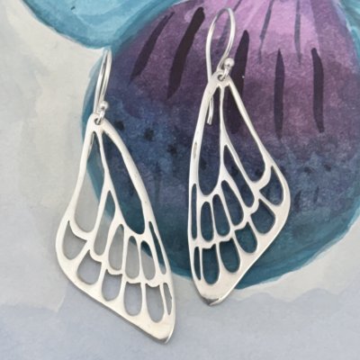 Silverörhängen, Fjärilsvinge 