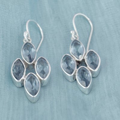 Silverörhängen, Blå Zircon