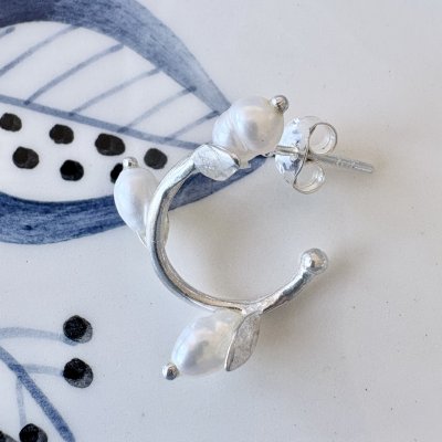 Silverörhängen, Japanska blommor 